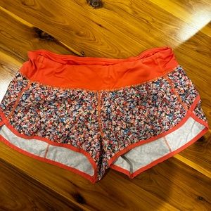 Lululemon speed shorts